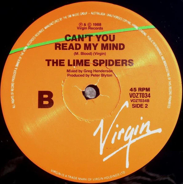 The Lime Spiders – The Other Side Of You (VG+/VG+) – 12", AU 1988 - Image 5