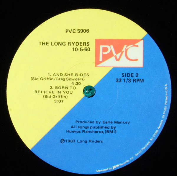 The Long Ryders – 10-5-60 (VG+/VG+) – 12", US 1983 - Image 4