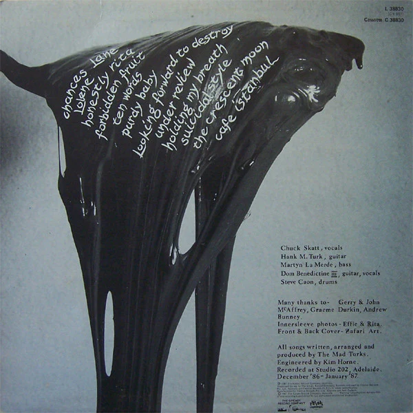 The Mad Turks From Istanbul – Cafe Istanbul (VG/VG+) – LP, AU 1987 - Image 2