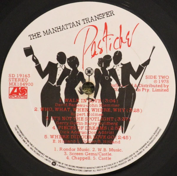 The Manhattan Transfer – Pastiche (VG/VG) – LP, AU 1978 - Image 6