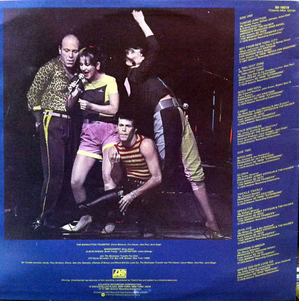The Manhattan Transfer – The Best Of The Manhattan Transfer (VG+/VG+) – LP, AU 1981 - Image 2