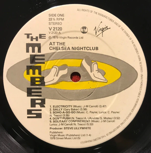 The Members – At The Chelsea Nightclub (VG+/VG+) – LP, UK 1979 - Image 3