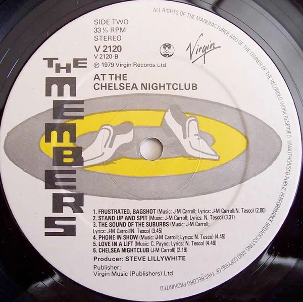 The Members – At The Chelsea Nightclub (VG+/VG+) – LP, UK 1979 - Image 4
