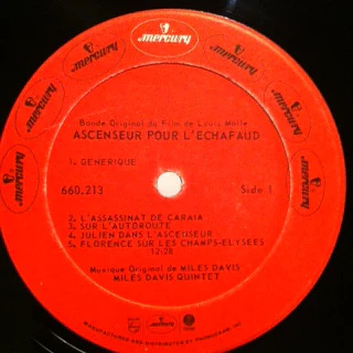 The Miles Davis Quintet – Ascenseur Pour L'Echafaud (VG+/E) – LP, US 1974 - Image 3