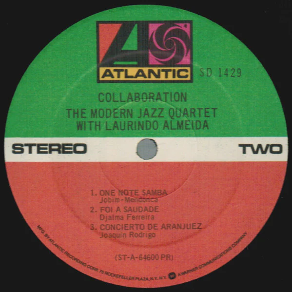 The Modern Jazz Quartet, Laurindo Almeida – Collaboration (VG+/VG+) – LP, US 1975 - Image 4