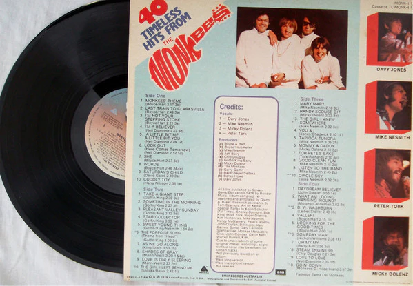 The Monkees – Monkeemania (VG/VG) – 2xLP, AU 1979 - Image 2