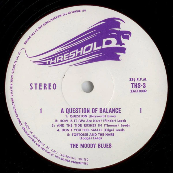 The Moody Blues – A Question Of Balance (VG+/VG) – LP, AU 1970 - Image 4