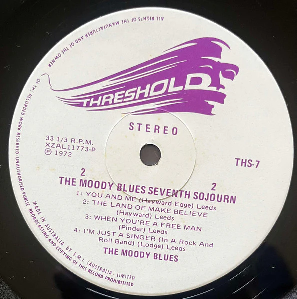 The Moody Blues – Seventh Sojourn (VG+/VG+) – LP, AU 1972 - Image 8