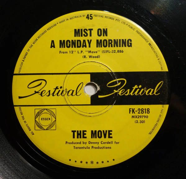 The Move – Blackberry Way (E/Generic) – 7", AU 1969 - Image 2