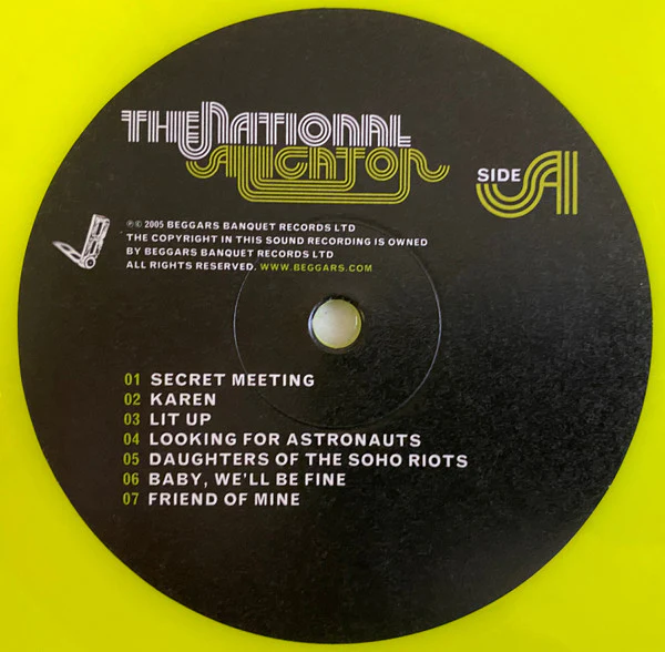 The National – Alligator (E/VG+) – LP, UK 2011 - Image 3