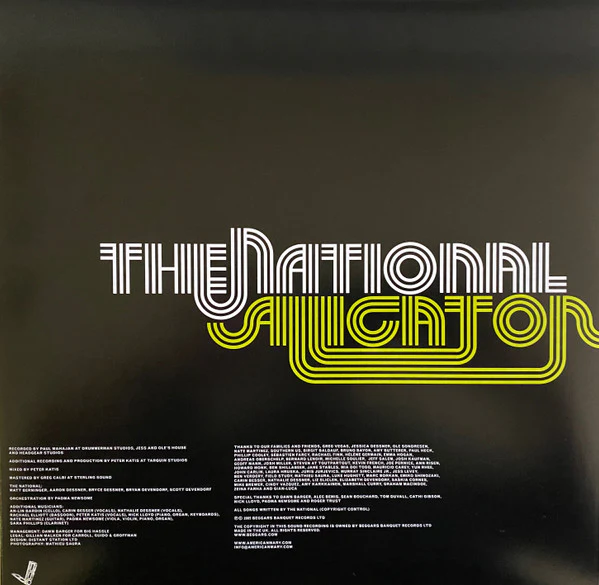The National – Alligator (E/VG+) – LP, UK 2011 - Image 5