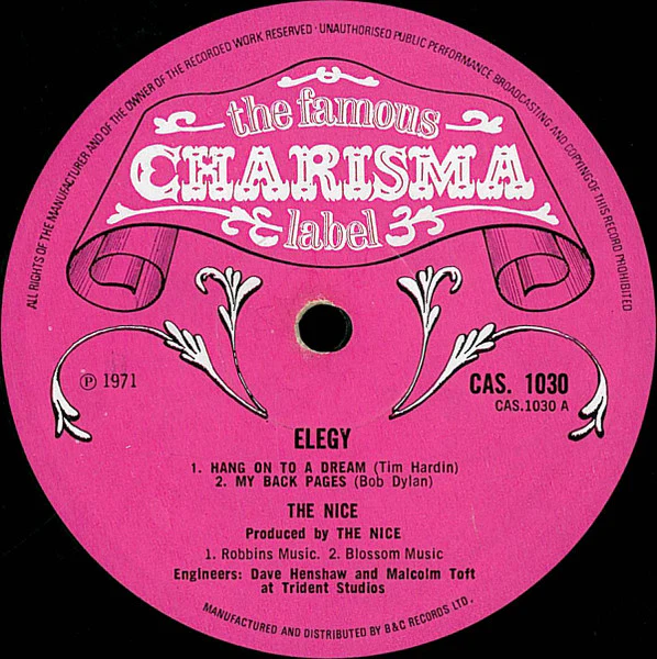 The Nice – Elegy (VG/VG+) – LP, UK 1971 - Image 5