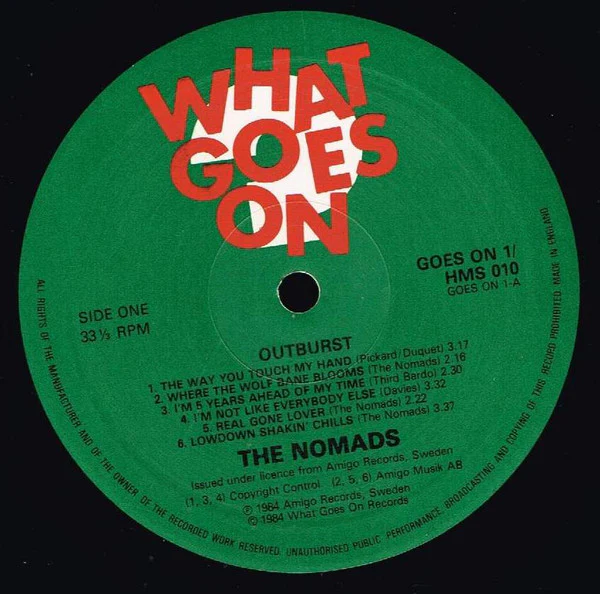 The Nomads – Outburst (VG+/VG+) – LP, UK 1984 - Image 3