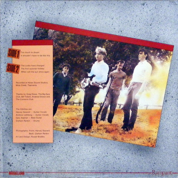 The Odolites – Persistence Of Memory (VG+/VG+) – 12", AU 1986 - Image 2