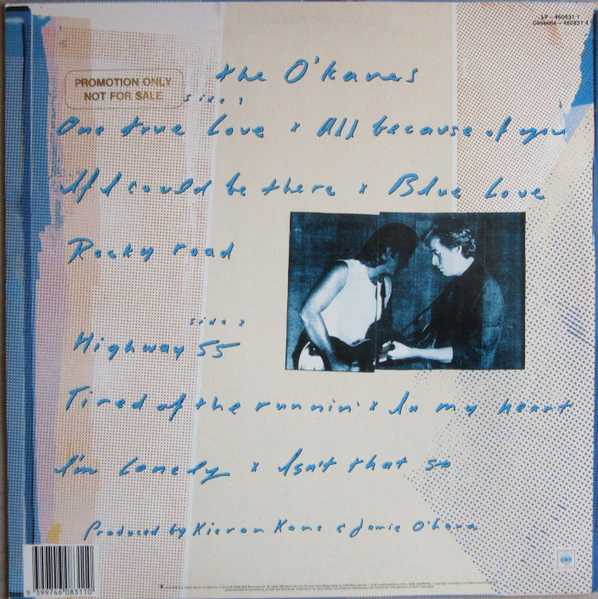 The O'Kanes – Tired Of The Runnin' (E/E) – LP, AU - Image 2