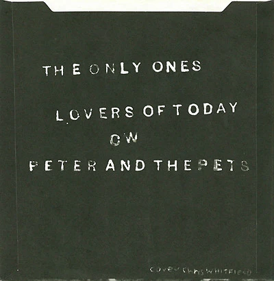 The Only Ones – Lovers Of Today (VG+/VG) – 7", UK 1977 - Image 2