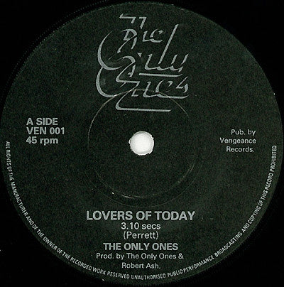 The Only Ones – Lovers Of Today (VG+/VG) – 7", UK 1977 - Image 3