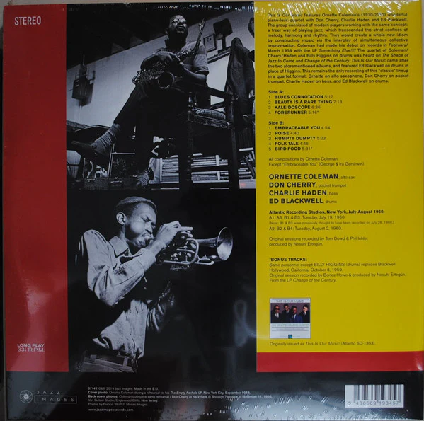 The Ornette Coleman Quartet – This Is Our Music (E/VG+) – LP, EU 2019 - Image 3