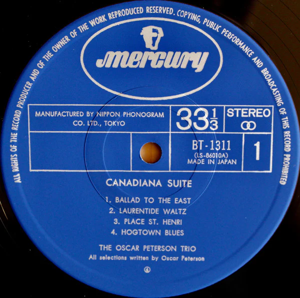 The Oscar Peterson Trio – Canadiana Suite (VG+/VG+) – LP, JP 1974, No OBI - Image 5