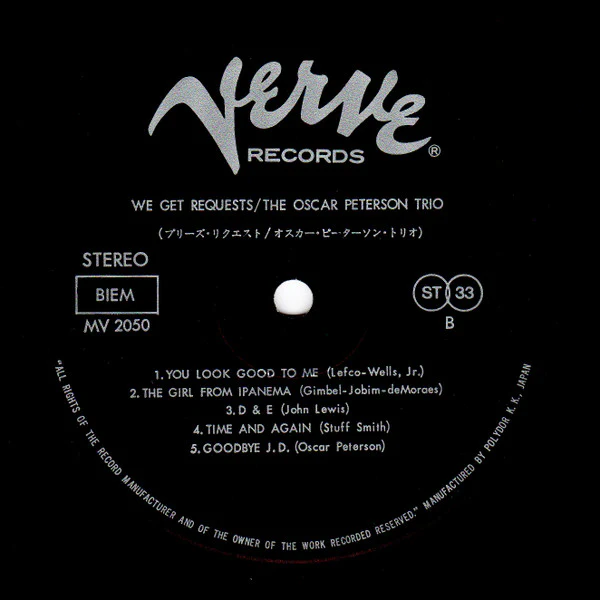 The Oscar Peterson Trio – We Get Requests (NM/VG+) – LP, JP 1973, With OBI - Image 5