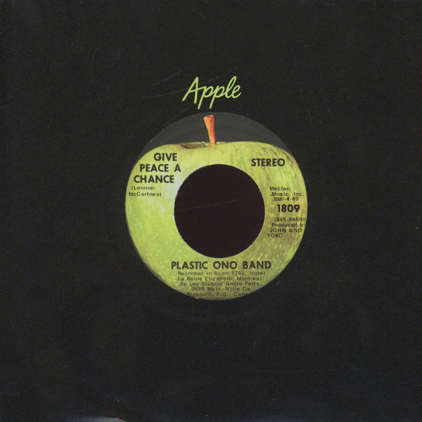 The Plastic Ono Band – Give Peace A Chance (VG/Generic) – 7", US 1969 - Image 4