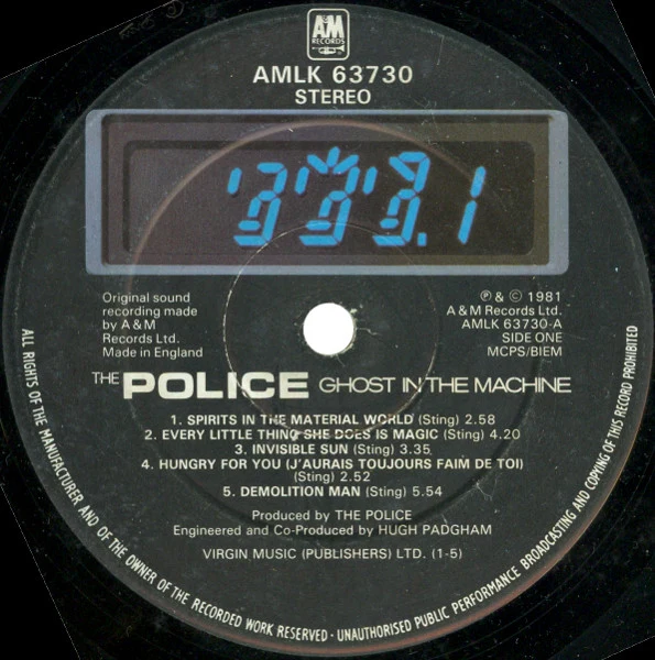 The Police – Ghost In The Machine (VG+/VG) – LP, UK 1981 - Image 5