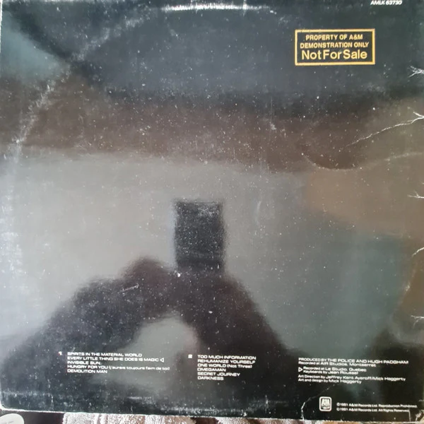 The Police – Ghost In The Machine (VG+/VG) – LP, UK 1981 - Image 7