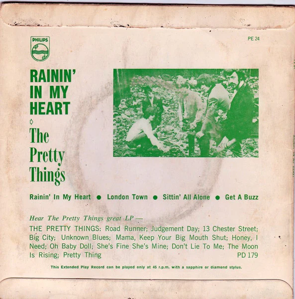 The Pretty Things – Rainin'In My Heart (VG/VG+) – 7", AU - Image 2