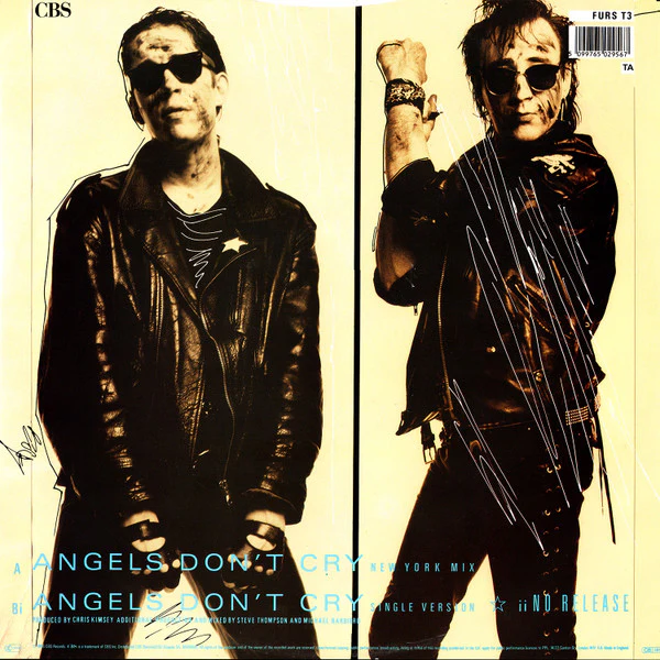 The Psychedelic Furs – Angels Don't Cry (New York Mix) (E/VG+) – 12", UK 1986 - Image 2