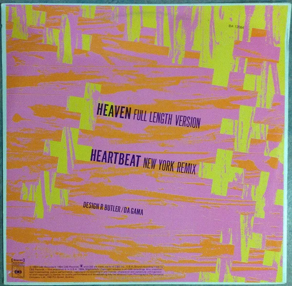 The Psychedelic Furs – Heaven (VG+/VG+) – 12", AU 1984 - Image 2