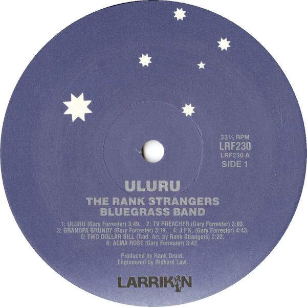 The Rank Strangers – Uluru (VG+/VG+) – LP, AU 1988 - Image 3