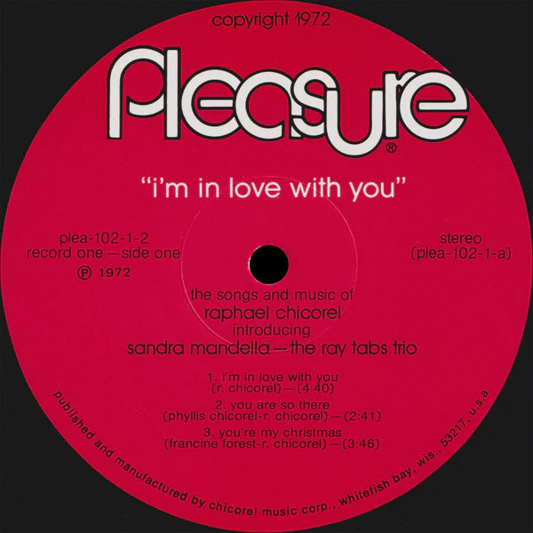 The Ray Tabs Trio, Sandra Mandella, Raphael Chicorel – I'm In Love With You (E/VG+) – 2xLP, US 1972 - Image 5