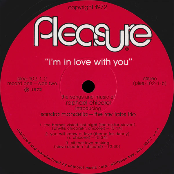 The Ray Tabs Trio, Sandra Mandella, Raphael Chicorel – I'm In Love With You (E/VG+) – 2xLP, US 1972 - Image 6