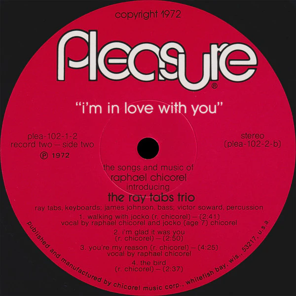 The Ray Tabs Trio, Sandra Mandella, Raphael Chicorel – I'm In Love With You (E/VG+) – 2xLP, US 1972 - Image 8