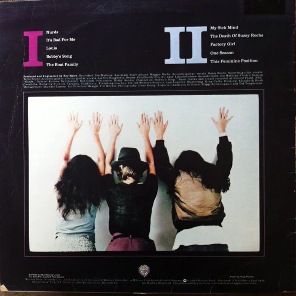 The Roches – Nurds (E/E) – LP, NZ 1980 - Image 2