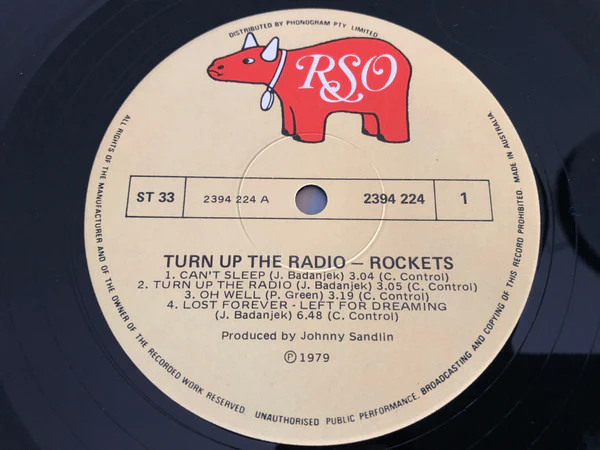 The Rockets – Turn Up The Radio (NM/NM) – LP, AU 1979 - Image 3