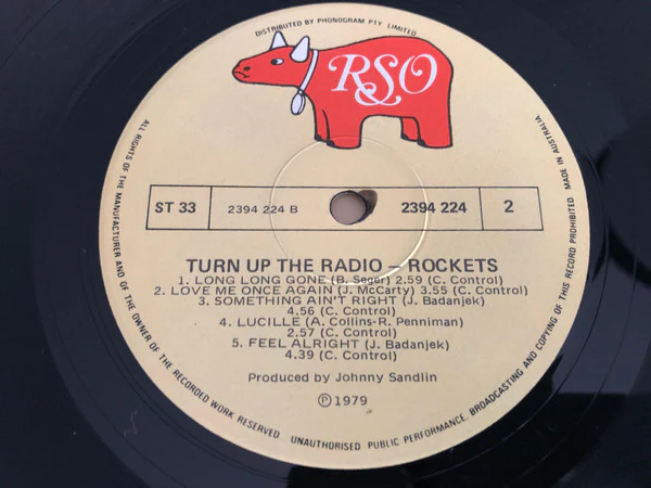 The Rockets – Turn Up The Radio (NM/NM) – LP, AU 1979 - Image 4