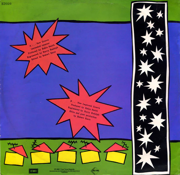 The Rockmelons – New Groove (VG+/VG) – 12", AU 1987 - Image 2