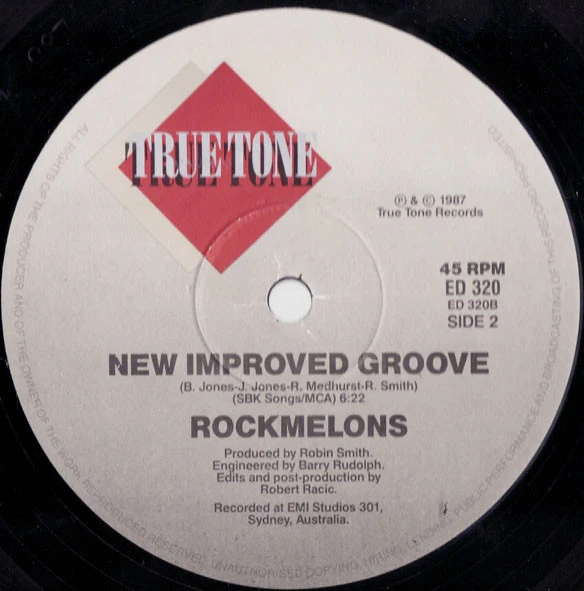 The Rockmelons – New Groove (VG+/VG) – 12", AU 1987 - Image 4