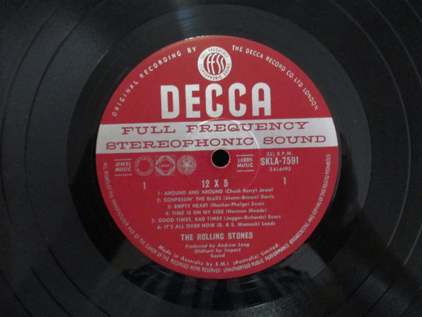 The Rolling Stones – 12 X 5 (VG/G+) – LP, AU 1964 - Image 3