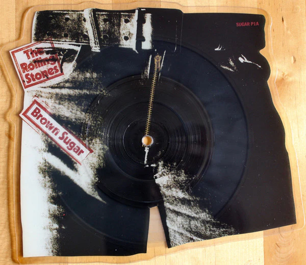 The Rolling Stones – Brown Sugar (VG+/No Cover) – 7", UK 1984