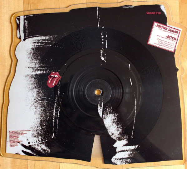 The Rolling Stones – Brown Sugar (VG+/No Cover) – 7", UK 1984 - Image 2