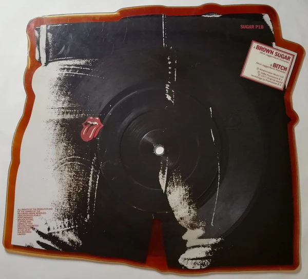 The Rolling Stones – Brown Sugar (VG+/No Cover) – 7", UK 1984 - Image 5
