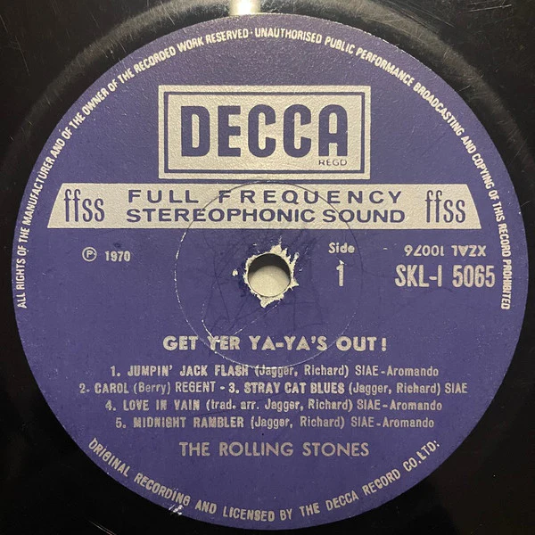 The Rolling Stones – Get Yer Ya-Ya's Out! - The Rolling Stones In Concert (VG/VG+) – LP, CA 1970 - Image 3
