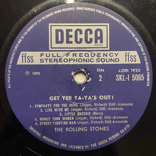 The Rolling Stones – Get Yer Ya-Ya's Out! - The Rolling Stones In Concert (VG/VG+) – LP, CA 1970 - Image 4