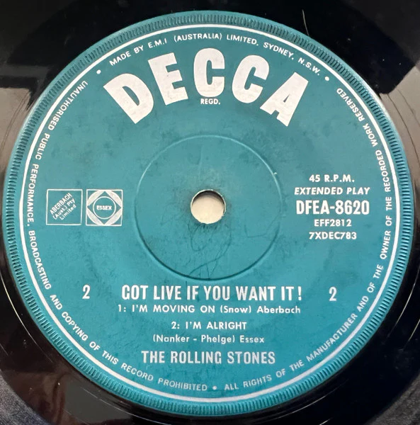 The Rolling Stones – Got Live If You Want It! (VG/VG) – 7", AU 1965 - Image 4