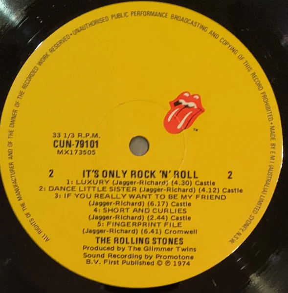 The Rolling Stones – It's Only Rock 'N Roll (VG/VG) – LP, AU 1979 - Image 6
