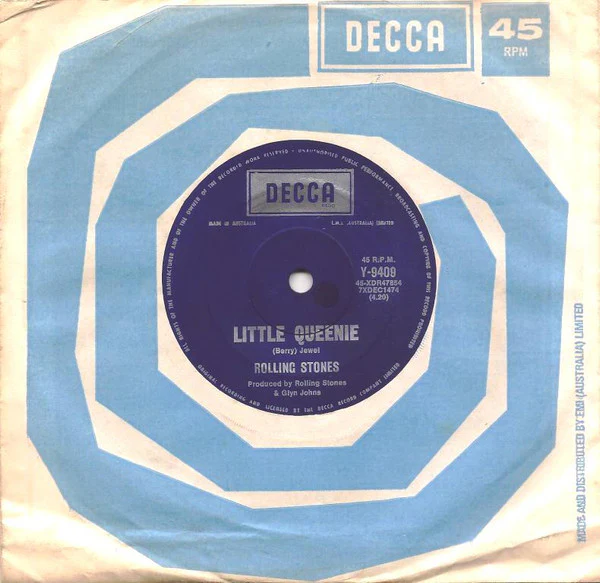 The Rolling Stones – Little Queenie / Love In Vain (VG/Generic) – 7", AU 1971 - Image 3
