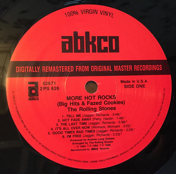 The Rolling Stones – More Hot Rocks (Big Hits & Fazed Cookies) (VG/VG+) – 2xLP, US 1986 - Image 3
