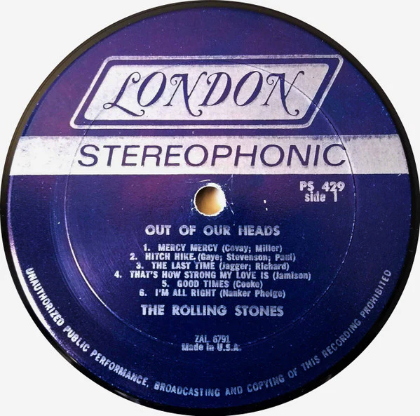 The Rolling Stones – Out Of Our Heads (VG/VG+) – LP, US 1966 - Image 3